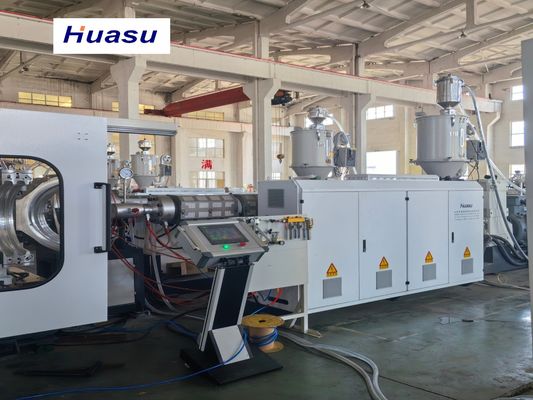 Double Wall Corrugated Pipe Extrusion Line with PLC Control System and Water Cooling for 1600mm Max Pipe Diameter