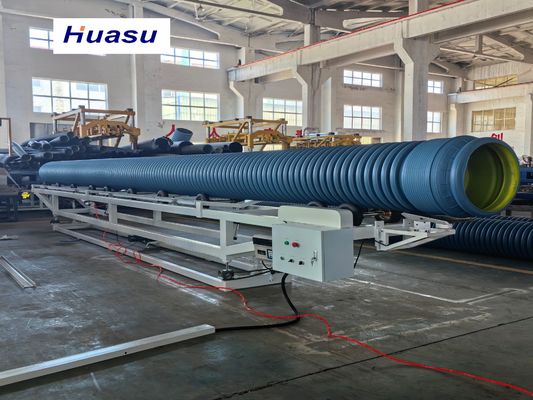 Customizable PVC Corrugated Pipe Manufacturing Line with 60-2000kg/h Capacity and 32-1600mm Pipe Diameter for Online Belling