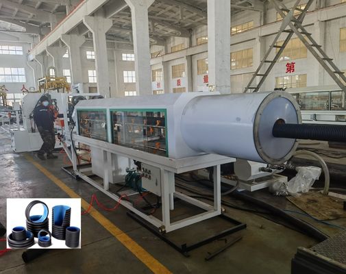 HDPE Double Wall Corrugated Pipe Extrusion Line 32-1600mm