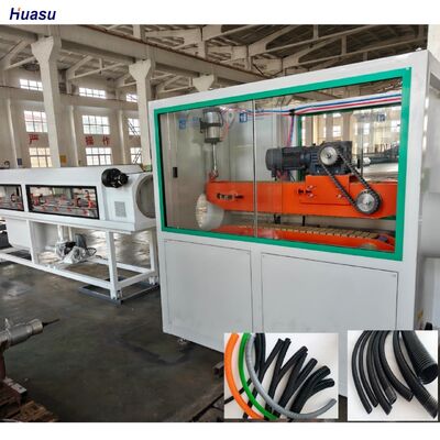 Double Wall Corrugated Pipe Extrusion Line with 33:1 Screw Ratio 48 Mould Quantity and Water Cooling for Durable Pipe Production