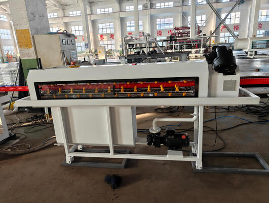 Double Wall Corrugated Pipe Extrusion Line with Siemens Frequency Controller and 20CrMnTi Gear Material for High Stability